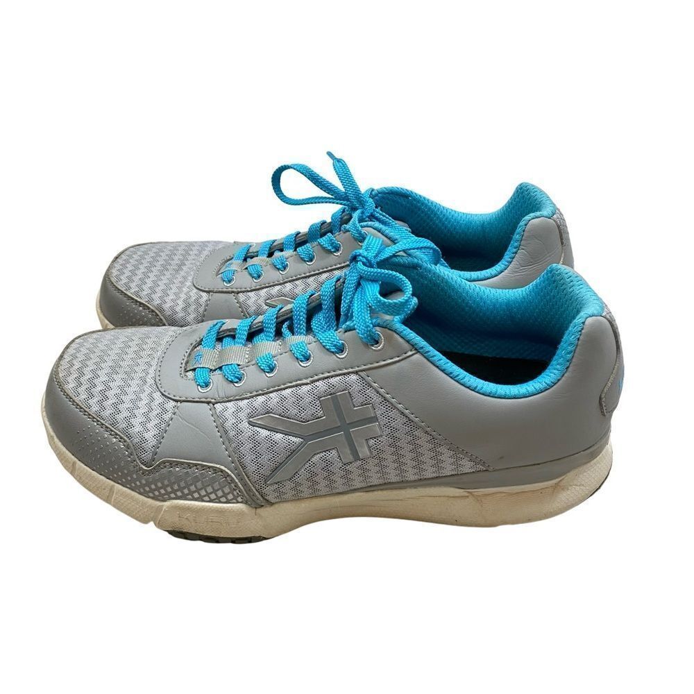 KURU Quantum Women’s Sneakers Aqua Blue Silver Grey Size 9.5